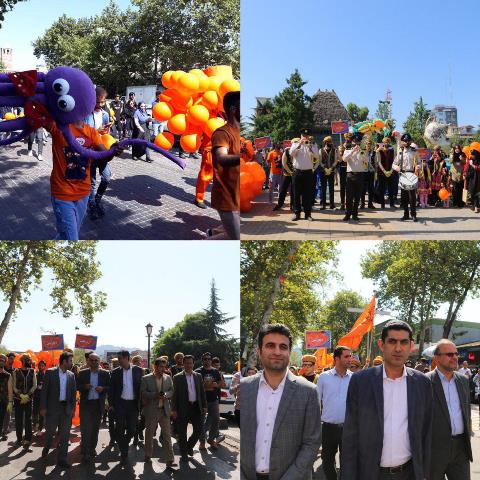 کاروان جشنواره تئاتر خیابانی شهروند لاهیجان با استقبال مردم روبرو شد